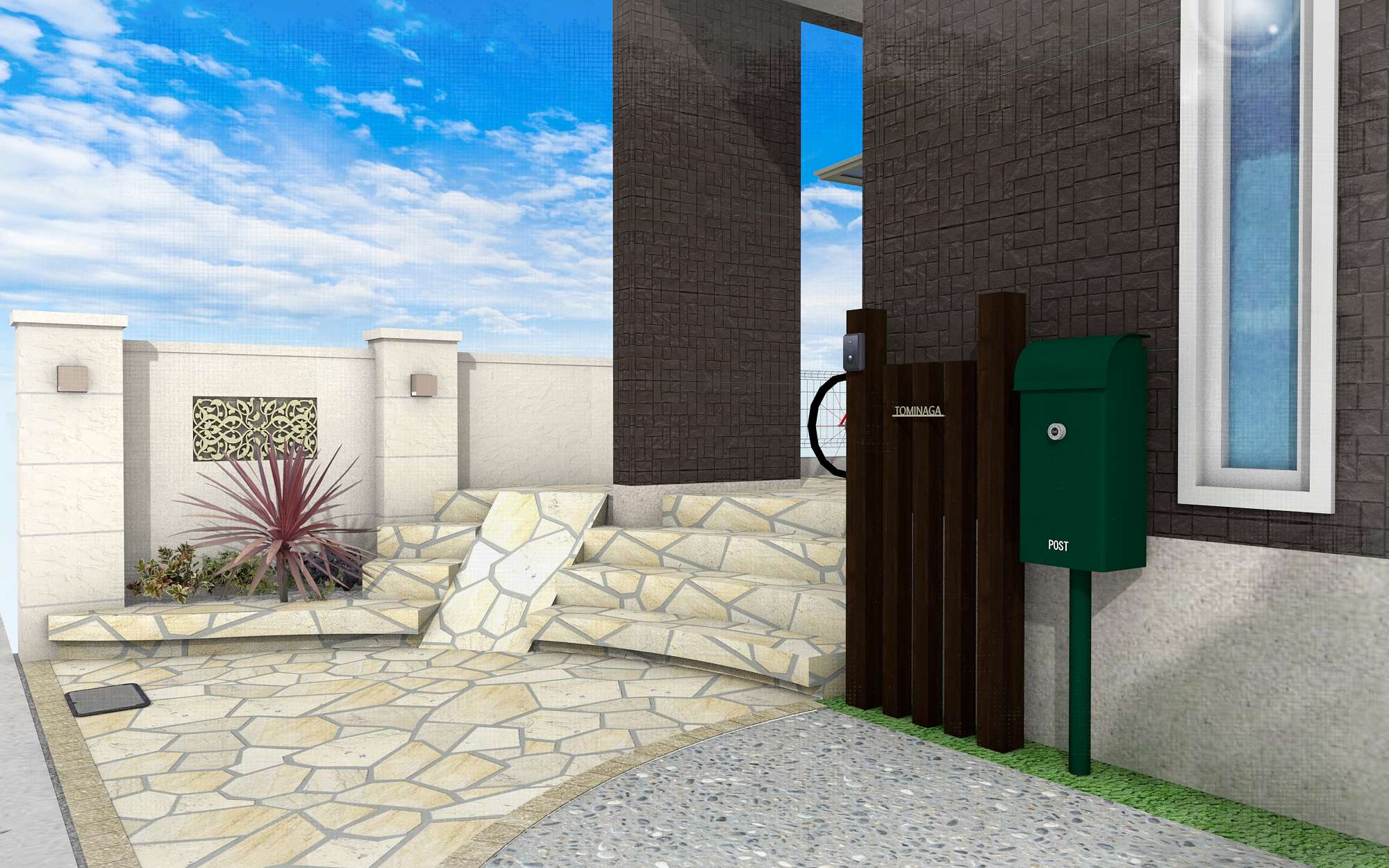 RIKCAD外構パース制作事例 CAD6